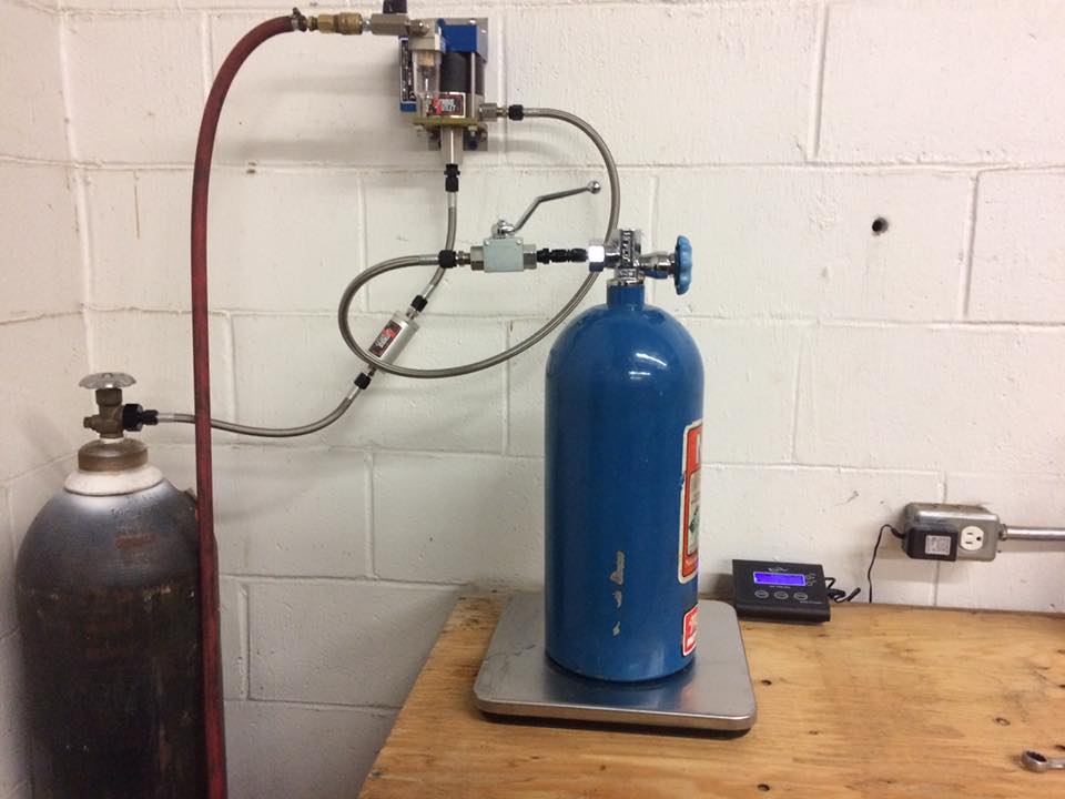 DV Auto & Performance Nitrous Oxide filling station